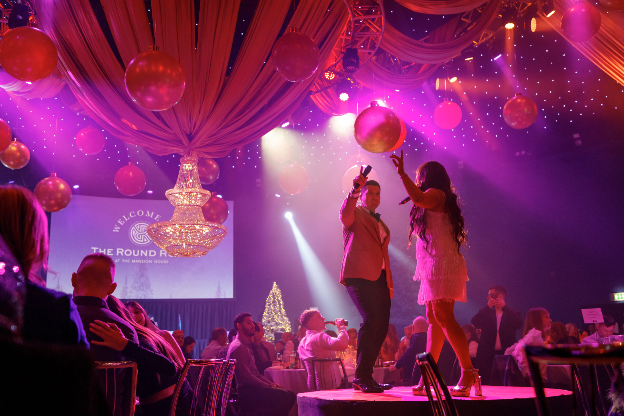 Multiple entertainment pieces throughout the night