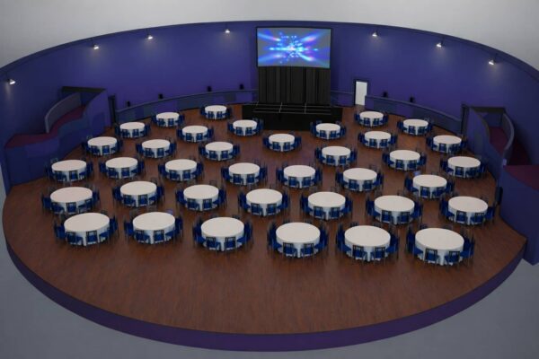 Cabaret style set up - Conference venue