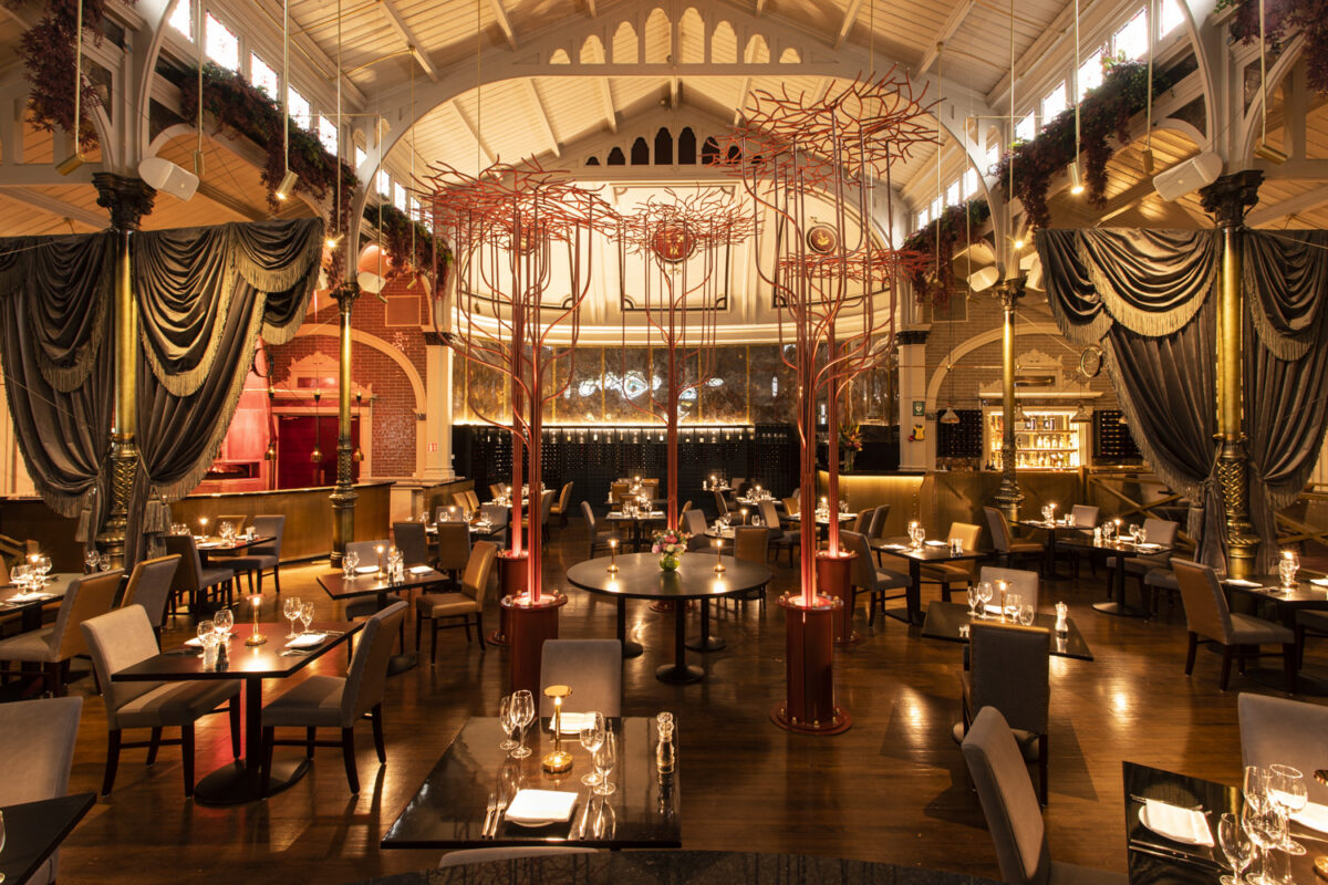 FIRE Steakhouse & Bar, main dining room based on Dawson street in Dublin City centre