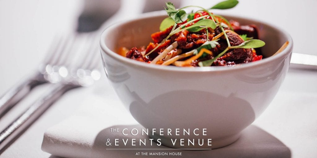 Food at the conference and events venue | Mansion House